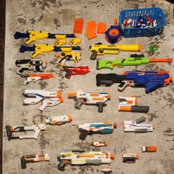 Lot Of Nerf Guns