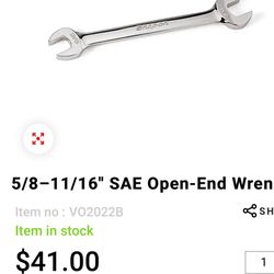 Snap On 3 Pcs Wrench 