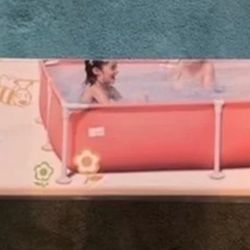 NEW 87” Pink Pool 