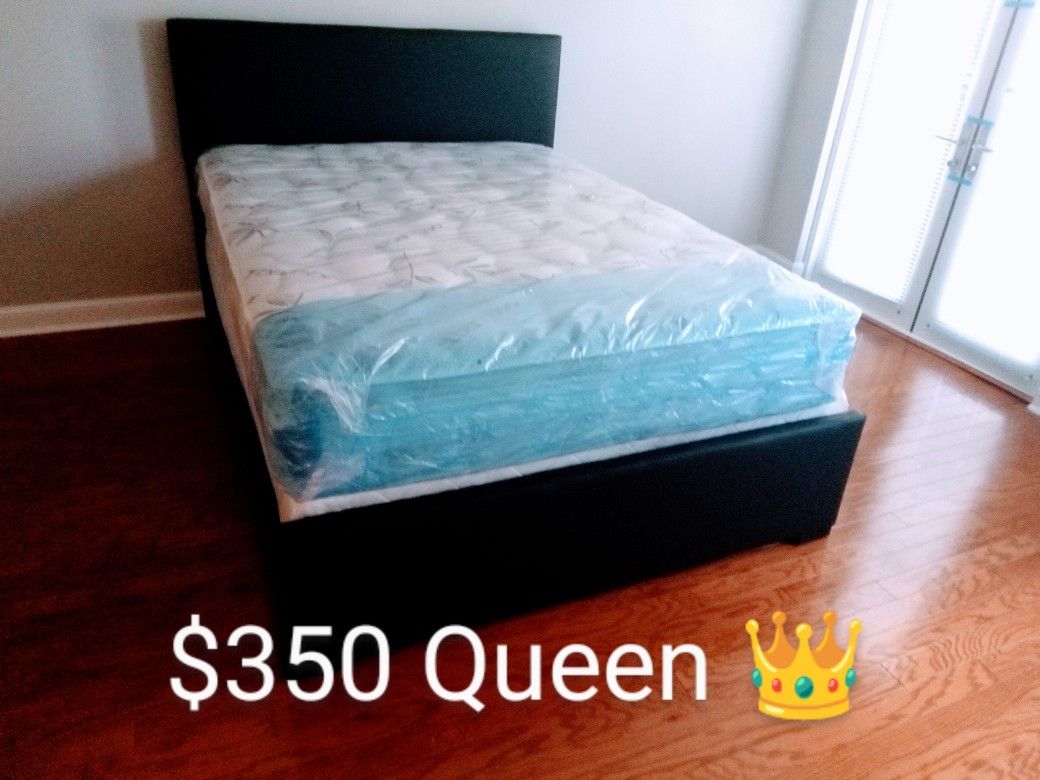 $550 For 2 Twin Bed With Mattress And Boxspring Brand New Free Delivery Free Assembly
