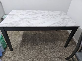 Wood dining table