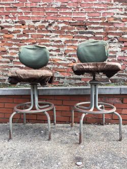 Amazing Industrial Stool Pair