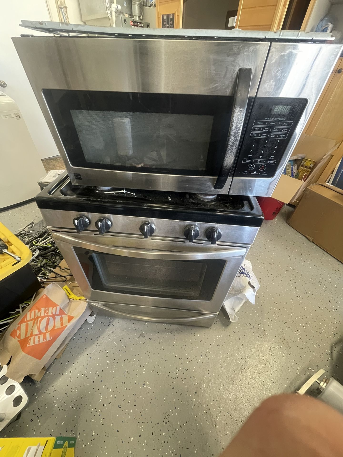 Microwave And Oven