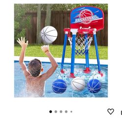 Poolside Basketball Hoop with Backboard