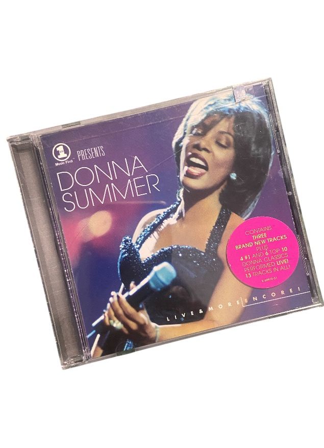 CD album "Donna Summer Live & More Encore," released in 1999