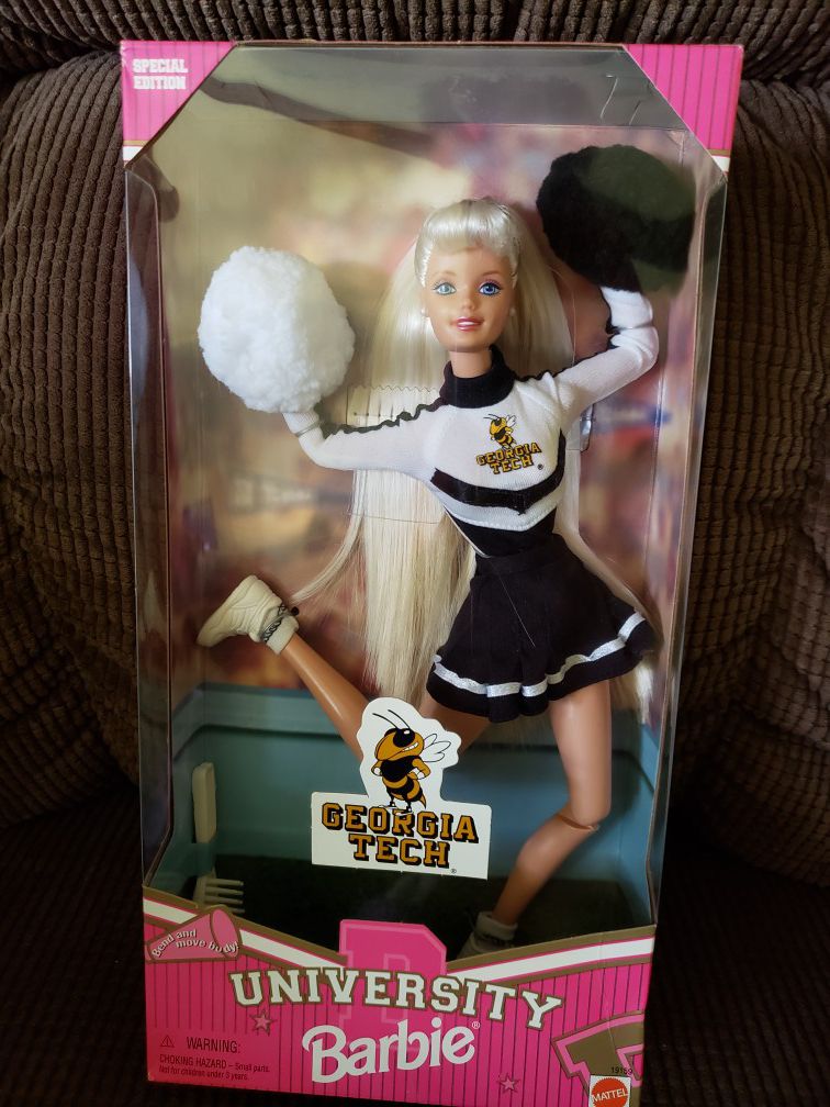 Georgia Tech University Cheerleader Barbie