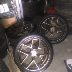 20” American Racing Rims & Tires
