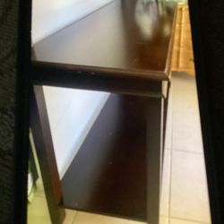 Mahogany Long Sofa Table 2 Shelves Asking $200. Obo 