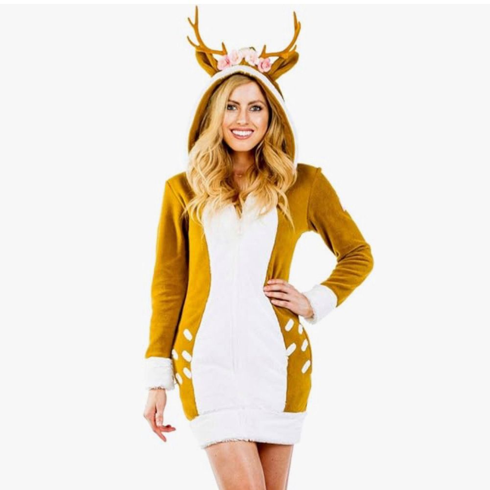 Tipsy Elves Deer Dress Costume Size Medium 