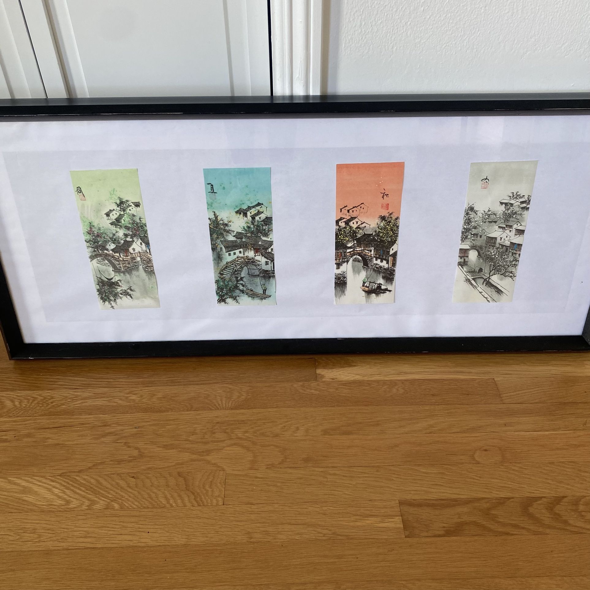 4 Season Paintings In Custom Frame