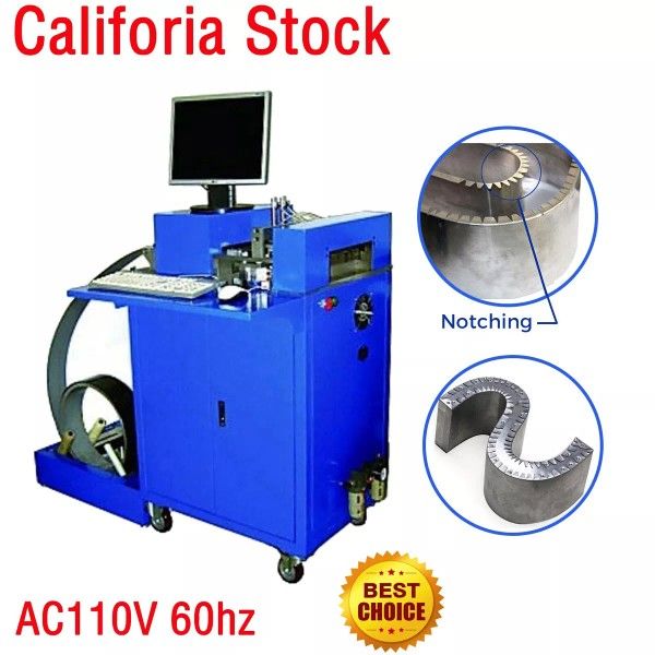 Cnc Notching Notcher Machine Metal Channel Letter Single Side Notching