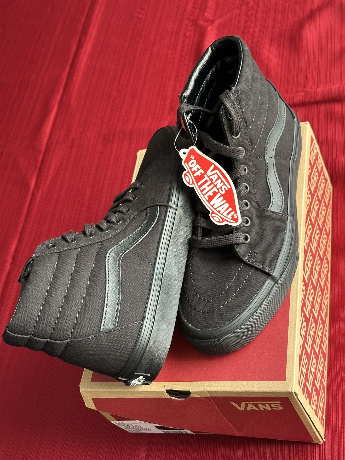 Vans Sk8 Hi Black Black Black Size 9 Men’s 10.5 Women’s Sizing