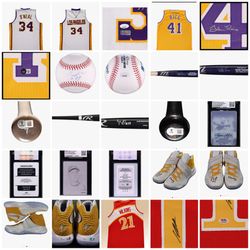 Signed Sports Memorabilia Collection for sale or trade