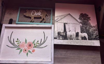 New barn themed painting from hobby lobby
