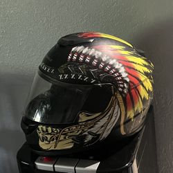 Skull Version Large Motorcycle Helmet DOT Approved 