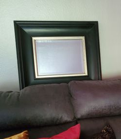 Mother's Day Sale! - Large Framed Mirror with Gold Detail- Statement Piece