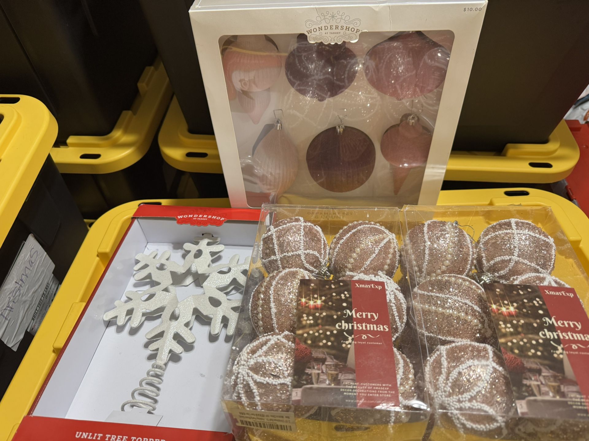 Christmas Ornaments And Topper NEW