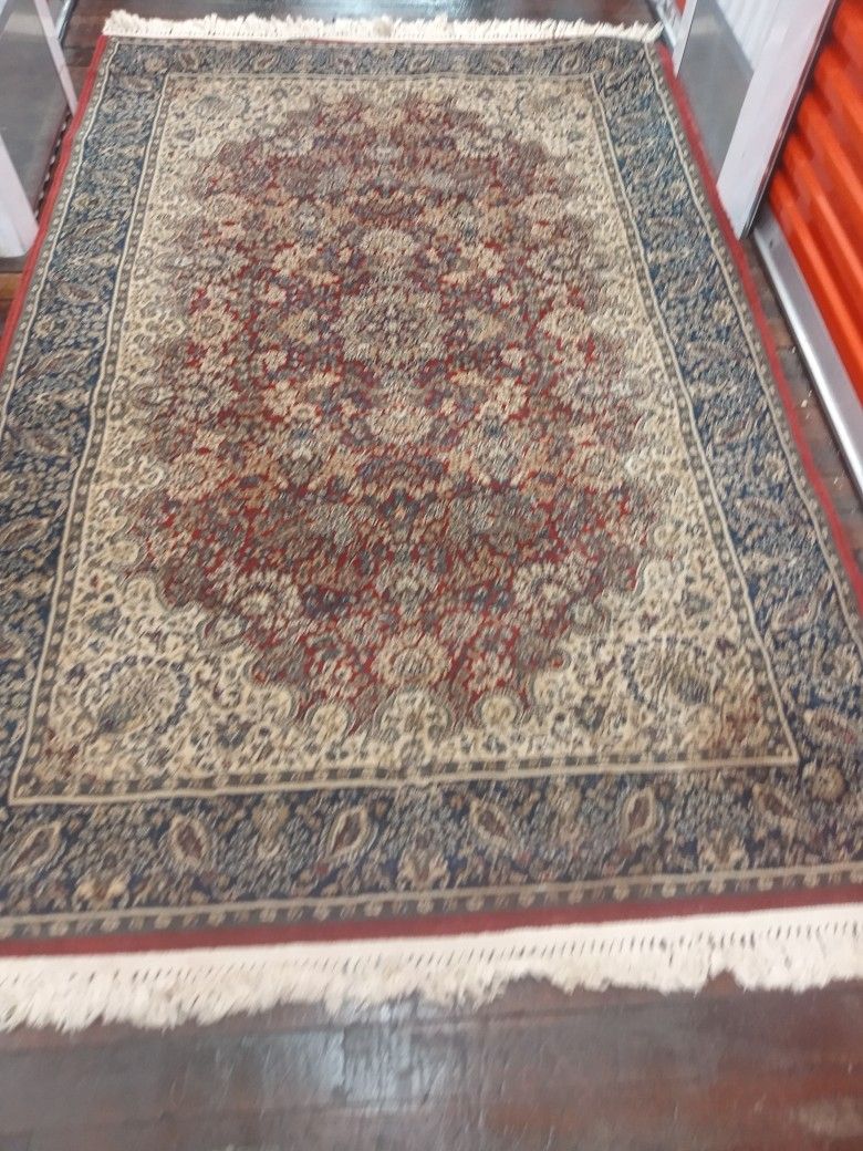 ⏭️REDUCED⏪Hand MadeBeautiful Belgian Rug In Mint Condition!