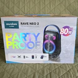 Soundcore by Anker Rave Neo 2 Portable Bluetooth Speaker *NEW*