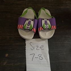 Disney Buzz Lightyear Sandals Size Toddler 7/8
