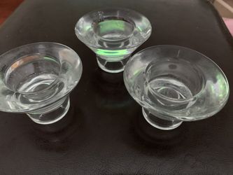 3 tea light holders by K/M Hanberg