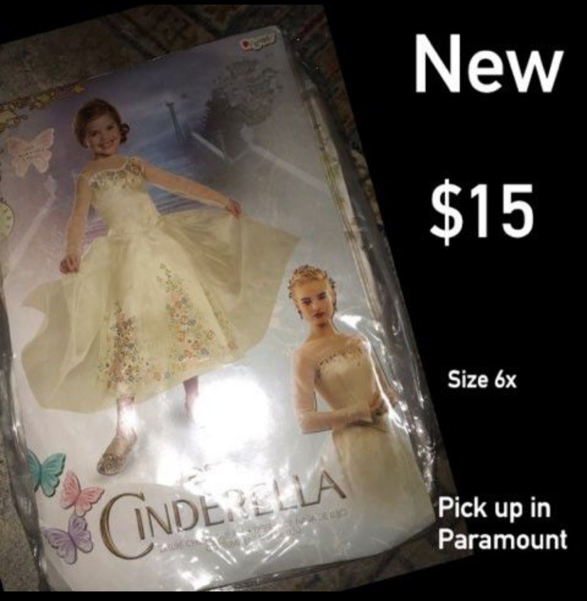 Cinderella white dress costume