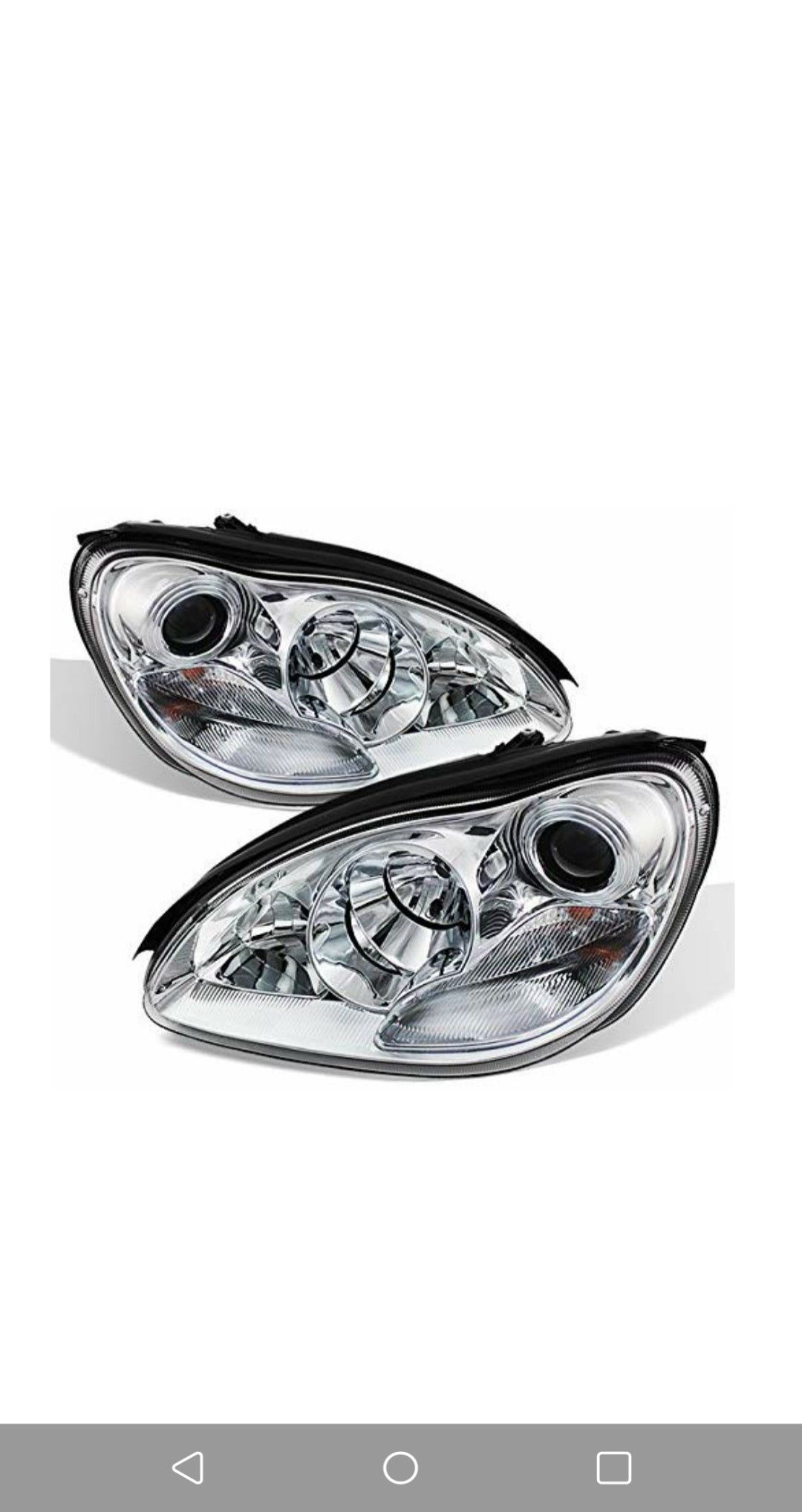 Headlights For Mercedes Benz W220 S-Class (Fits 2003-2006 Models) $75