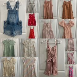 4T-5T Girls  dresses, tops, and size 11 shoes