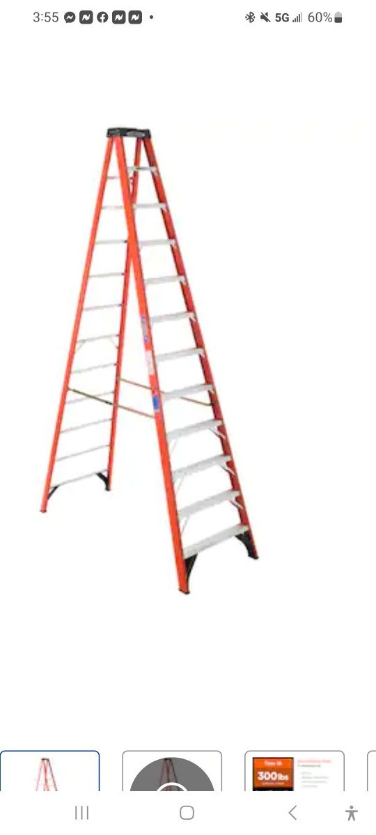 Werner 12-ft Step Ladder
.. New