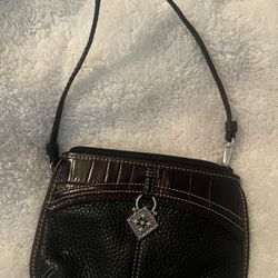 Brighton wristlet with braided strap