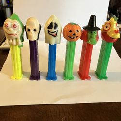 Halloween PEZ Dispenser Collection - 6 Spooky Pieces, Great for Collectors!