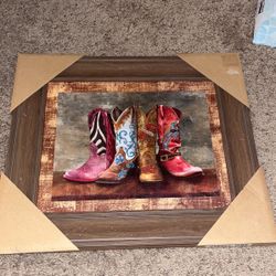 Cowboy Boots Painting 