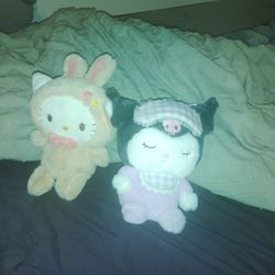 Hello Kitty And Keromi Stuffies