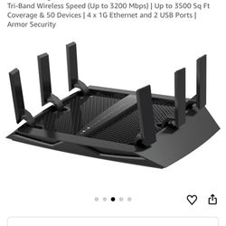 Netgear Nighthawk X6 Wifi Smart R8000-AC3200