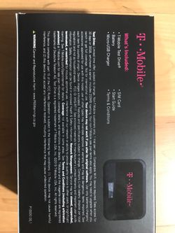 Mobile Hotspot t-mobile 30 days or 30gb included