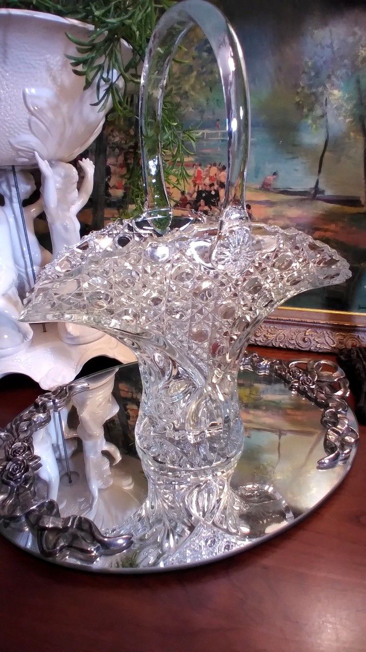 Antique Brides Basket 