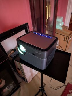 Wi-Fi Bluetooth App Projector Plus 130-in Movie Screen