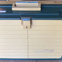 Vintage Fishing Tackle Box 