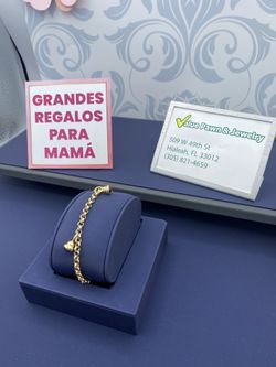 14k Yellow Gold Bracelet For Women
