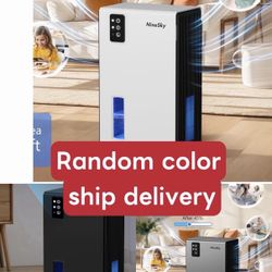 NineSky CT2 Dehumidifier 95oz Tank 1000 Sq Ft Quiet Auto Shut Off LED Home Use