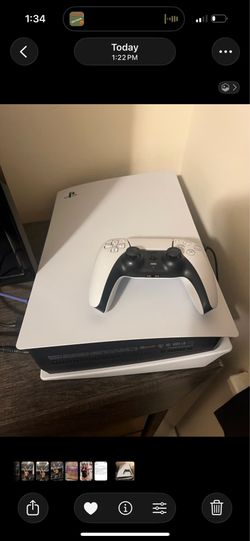 PS5 with remote and game