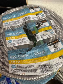New MC metal clad cable 12/2