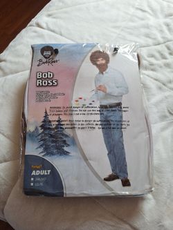 Adult Bob Ross costume