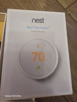 Google Nest T4000ES Thermostat E - White