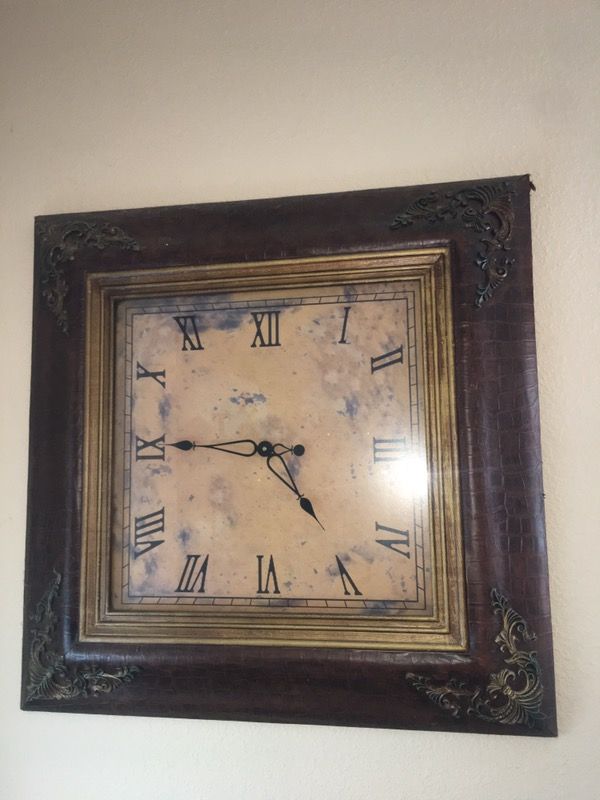 20x 20 in clock ---Kirklands
