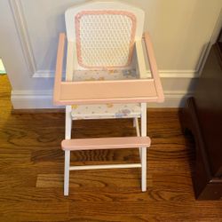 Baby Doll High Chair. 
