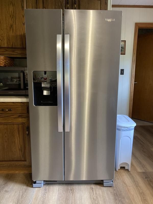 Stainless Whirlpool Refrigerator