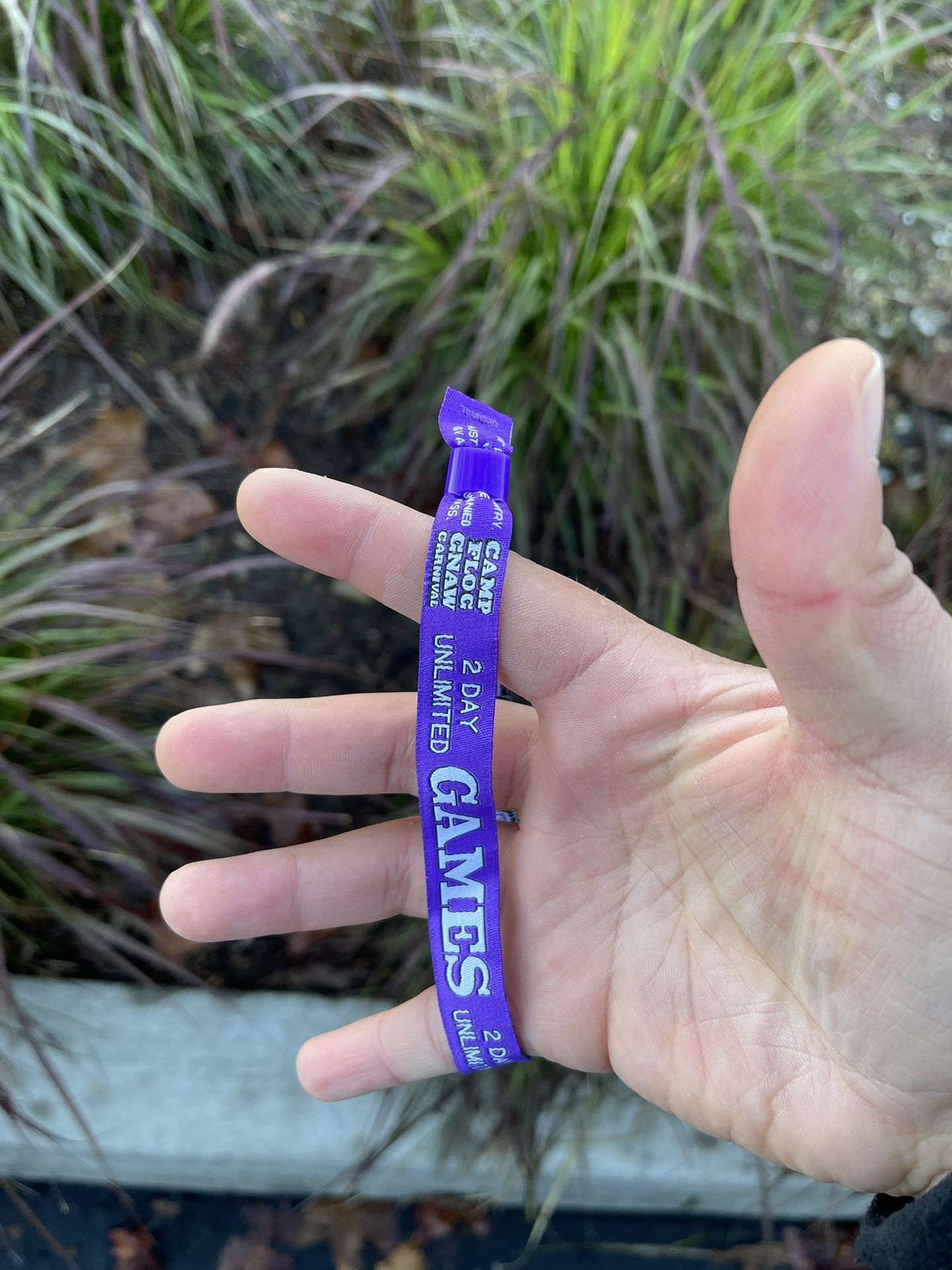 Camp flog Gnaw game Pass Wristband tyler The Creator Golfwang