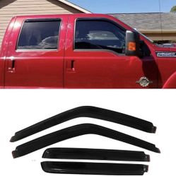 Window Wind Deflector for ford SuperCrew/Crew Cab