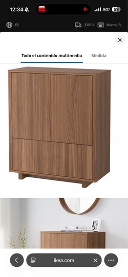 STOCKHOLM Cabinet with 2 drawers ikea